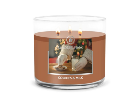 Goose Creek - Sušenky a mléko Aromatická svíčka ve skle 411 g