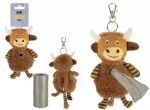 Pet Pro Highland Cow 3D Plush Poop Bag Holder with 20 Bags / Držák na sáčky (10700511)
