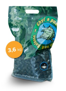 Chyť a pusť Pelety Halibut s dírou 3,6kg - 8mm,Chyť a pusť Pelety Halibut s dírou 3,6kg - 8mm