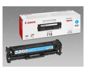 Canon TONER cyan CRG-718C azurový pro i-Sensys LBP7200CDN, LBP7210Cdn, LBP7660CDN, LBP7680CX, MF724Cdw (2 900 str.) EDF_412416
