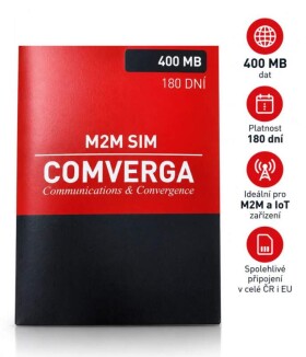 Předplacená datová SIM pro GPS lokátory a chytrá zařízení - COMVERGA
