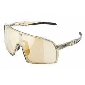 VeyRey Sportovní fotochromatické sluneční brýle Ogharod průhledná-šedá obruba zlatá skla (8596545422374)
