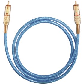 Cinch digitální digitální audio kabel [1x cinch zástrčka - 1x cinch zástrčka] 0.50 m modrá Oehlbach NF 113 DI