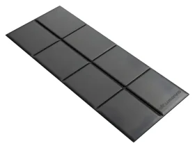 Urevo URFE001 černá / Podložka pod cvičební vybavení / 160 x 65 cm / skládací (URFE001)