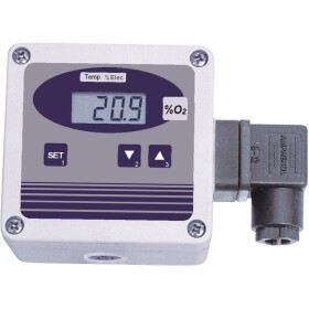 Greisinger Oxy 3690 měřič zbytkového kyslíku 0 - 100 % externí senzor, kyslíkový měřicí přístroj, s funkcí měření teploty