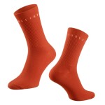 Ponožky FORCE SNAP, oranžové (barva oranžová, velikost L/XL)