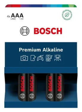 Bosch LR03PA4B/00 Premium Alkaline / Alkalická baterie / AAA / 4 ks (8594162800056)