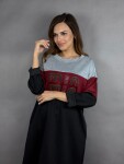 HOSH Mikinové šaty Mariel Velikost: UNI, Barva: Tmavě hnědá
