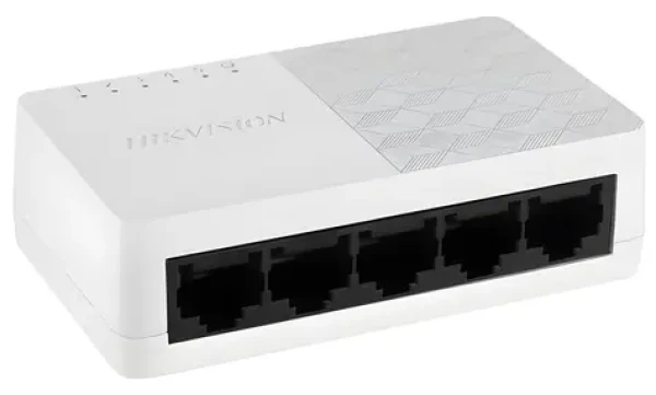 Hikvision DS-3E0105D-O / Switch / 5x 10/100 Mbps RJ45 / plastové provedení (301802934)