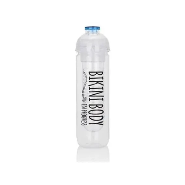 XD Design Láhev na vodu a ovoce Bikini Body 500ml modrá (P436.815-BIK)