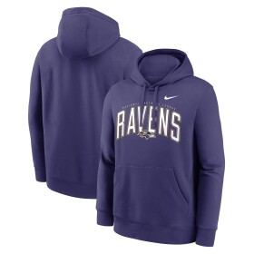 Nike Pánská mikina Baltimore Ravens NFL Club Expect Victory Hoodie Velikost: 2XL