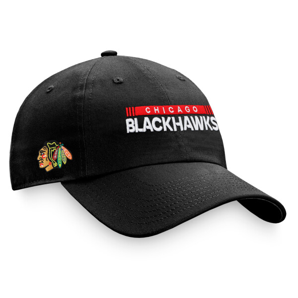 Fanatics Pánská kšiltovka Chicago Blackhawks Authentic Pro Game & Train Unstr Adj Black