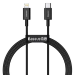 Baseus CATLYS-A01 Kabel USB-C (M) - Lightning (M) 1 m černá / 20W (CATLYS-A01)