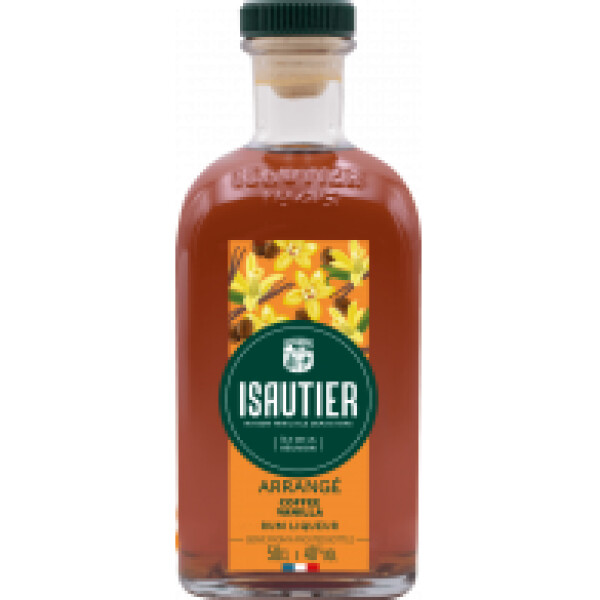 Isautier Arrange Coffee Vanilla Rum Liqueur 40% 0,5 l (holá lahev)