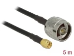 Delock Anténní kabel N samec SMA samec RG-58 C U 5 m černá (89465-D)
