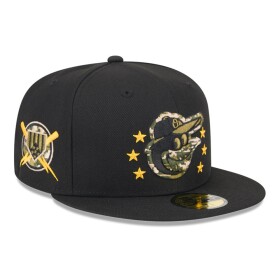 New Era Pánská kšiltovka Baltimore Orioles MLB 2024 Authentic Armed Forces 59FIFTY Fitted Velikost: 7 5/8
