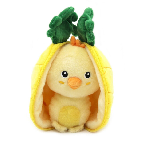 Flipetz 2v1 Plyšové kuřátko/Ananas - Nugget 20 cm