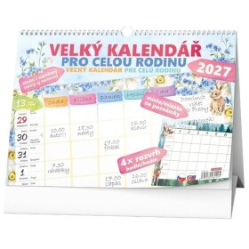 Stolní kalendář Velký kalendář pro celou rodinu