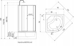 KERRA - Kabina s hydromasáží Karolina 90 5907548108661