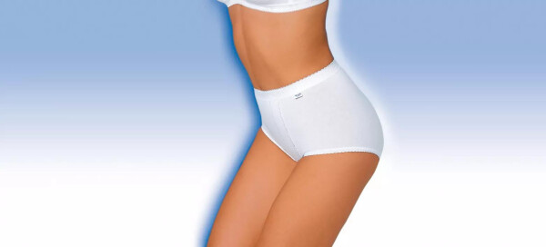 Dámské kalhotky Sloggi Control Maxi bílé WHITE 44