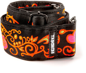 Dunlop Jimi Hendrix Blacklight Monterey Orange Strap