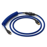 Glorious Coiled Cable modrá / USB-C (M) - USB-A (M) / 1.37m (GLO-CBL-COIL-COBALT)