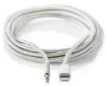 Nedis PROFIGOLD Lightning - 3,5mm jack adaptér / Audio adaptér / MFi / nylon / 1m (CCTB39940AL10)