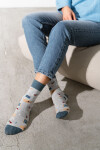 Ponožky 039-007 Melange Light Grey - Steven 35/37