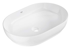 GROHE - Essence Umyvadlo na desku, 60x40 cm, bez přepadu, bez otvoru pro baterii, alpská bílá 103563SH00