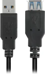 Sharkoon černá / Prodlužovací kabel / USB-A / USB 3.2 Gen 1 / 2 m (4044951015689)
