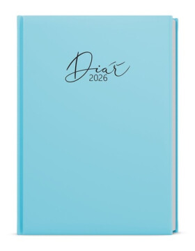 Týdenní diář 2026 Oskar Lamino Pastel A5 modrá