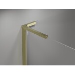 MEXEN/S - Mist-H L Duo sprchový kout dveře křídlové 120 x 110, transparent, zlato 8A5L-120L-110P-50-00