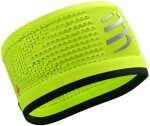 Compressport Thin On/Off Sportovní funkční světle modrá - Běžecká čelenka Compressport Headband On/Off - Flash Fluo Yellow/Black