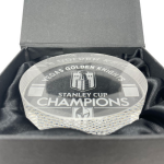 Mustang Puk Vegas Golden Knights NHL Stanley Cup Champions Crystal Puck