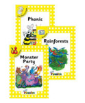Jolly Phonics Readers, Complete Set Yellow Level (pack of 18) - Wernham Sara