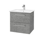 Dřevojas - Umyvadlová skříňka GIO SZZ2 60 - D20 Galaxy / Úchytka T03 / D20 Galaxy 277185C