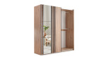 Šatní skříň Sintra Barva korpusu: Dub artisan, Rozměry: 203 cm, Dveře: Dub artisan