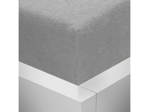 Stanex Froté napínací prostěradlo světle šedé ROZMĚR: (š/d/v) 90 x 200 x 20 cm