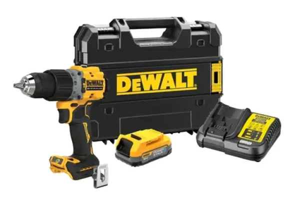 DeWALT DCD805E1T / Aku vrtačka s příklepem / 18V / 13 mm sklíčidlo / 1x 1.7 Ah + nabíječka / 2000ot-min / 90Nm (DCD805E1T)