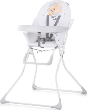 CHIPOLINO Jídelní židlička Teddy Platinum / od 6 měsíců do 3 let (149053)
