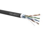 Solarix SXKD-5E-FTP-PVC CAT5e, FTP PVC, drát, 305m, šedý