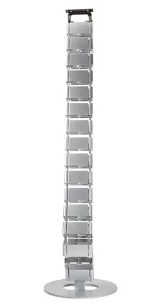 LogiLink KAB0065 stříbrná / Kabelový žlab / svislý / 800 x 68 mm (KAB0065)