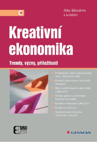Kreativní ekonomika - Jitka Kloudová