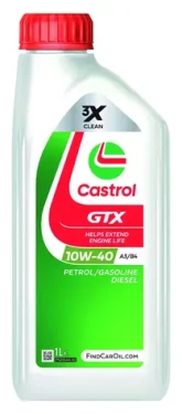 Castrol GTX 10W-40 A3/B4 1l / Polosyntetický motorový olej (15F092)