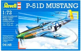 Revell Plastic ModelKit letadlo 04148 P-51D MUSTANG 1:72