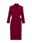 Dámské šaty S415 Bordó - Stylove bordó S-36