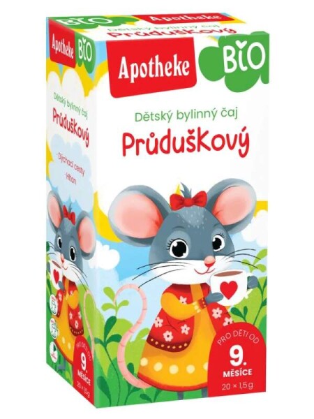 DĚTSKÝ ČAJ Apotheke Průduškový 20x1,5g s myškou (Apotheke)