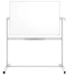 NOBO Nano Clean 1200 x 900 mm / Mobilní magnetická tabule / bílá / hliníkový rám (1901029)