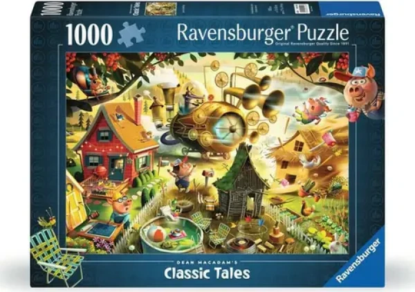 Ravensburger Puzzle Pozor, prasátka! (Tři malá prasátka)