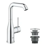 Grohe Essence New - Umyvadlová baterie s výpustí Push-Open chrom (23799001)